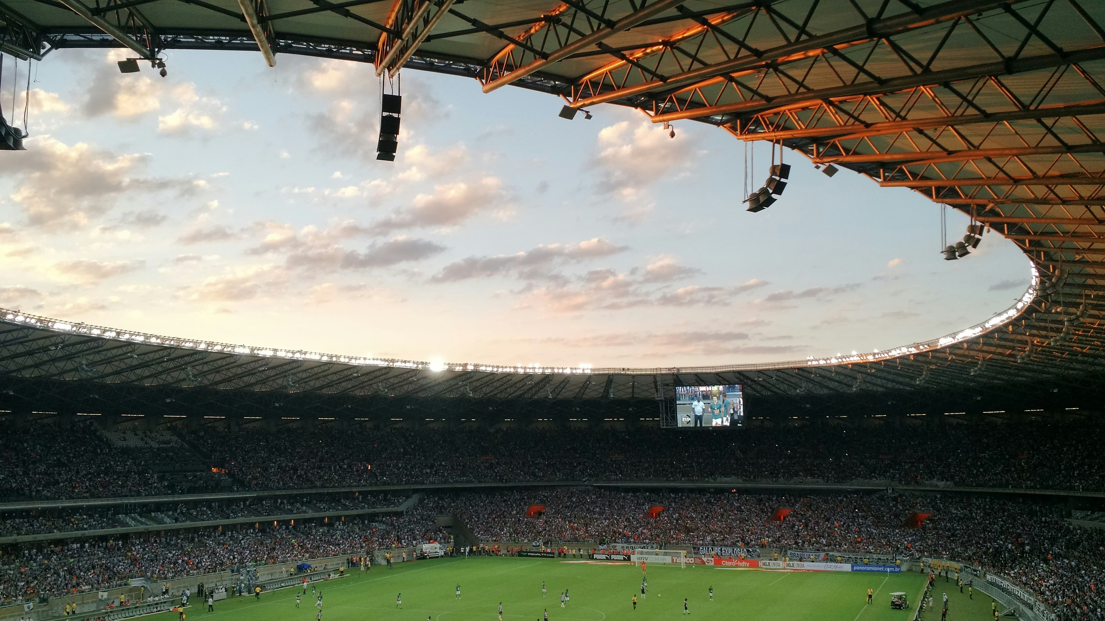World Cup themed stadium background