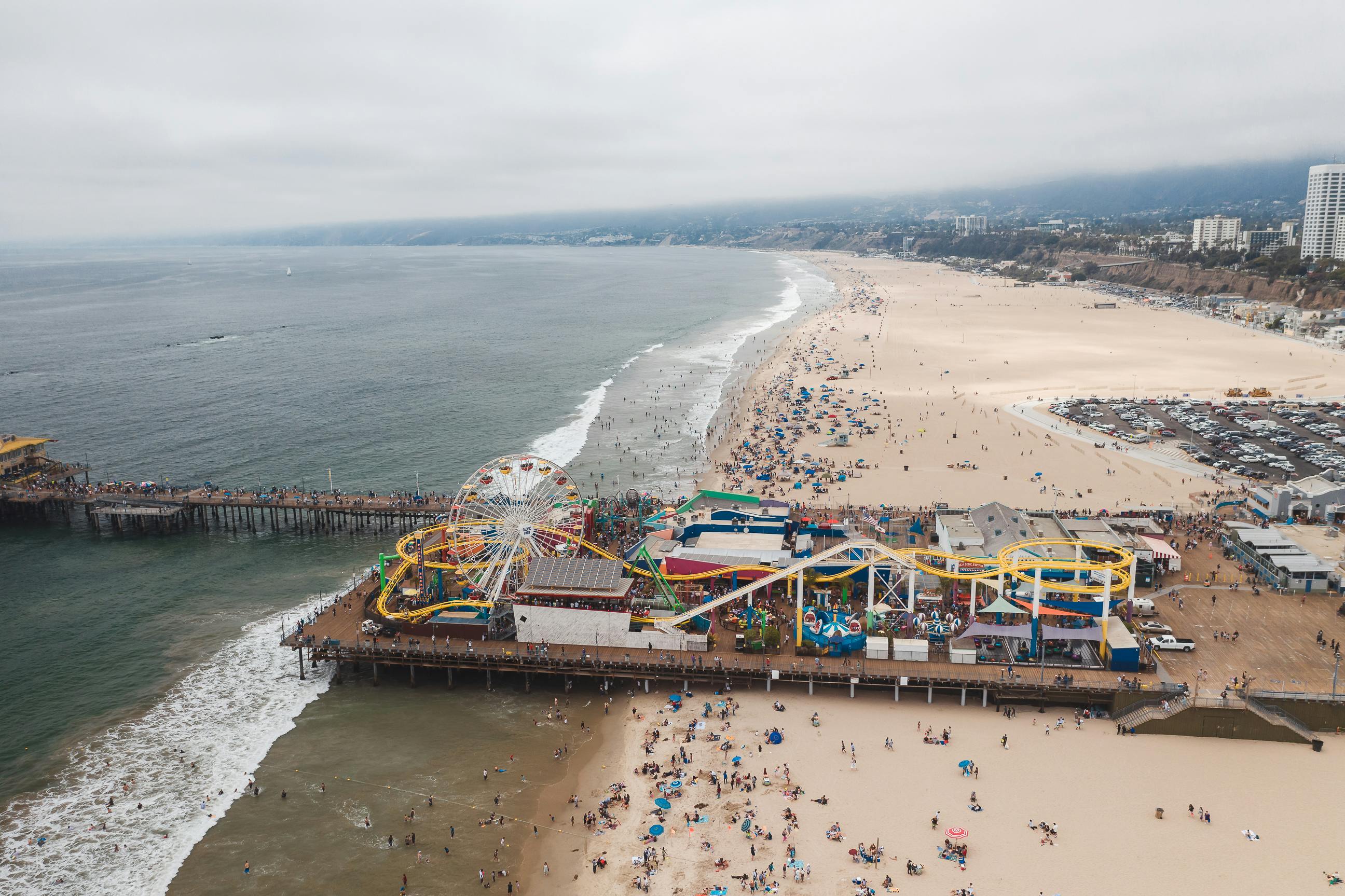 Santa Monica Pier - Beach attraction in Los Angeles